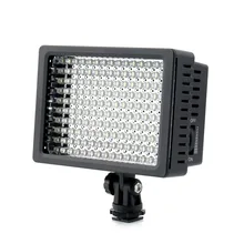 2017 1 Juego de cámara HD 160 lámpara de luz led para Video 1280LM 5600 K/3200 K regulable para Canon para Nikon cámara de vídeo videocámara promoción