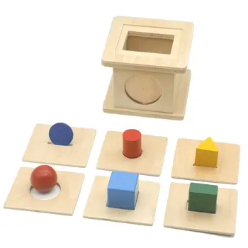 

Multi Shape Match Box Puzzle Jigsaw Educational Wooden Toys For Children Early Learning Teaching Aids Brinquedos G0564H