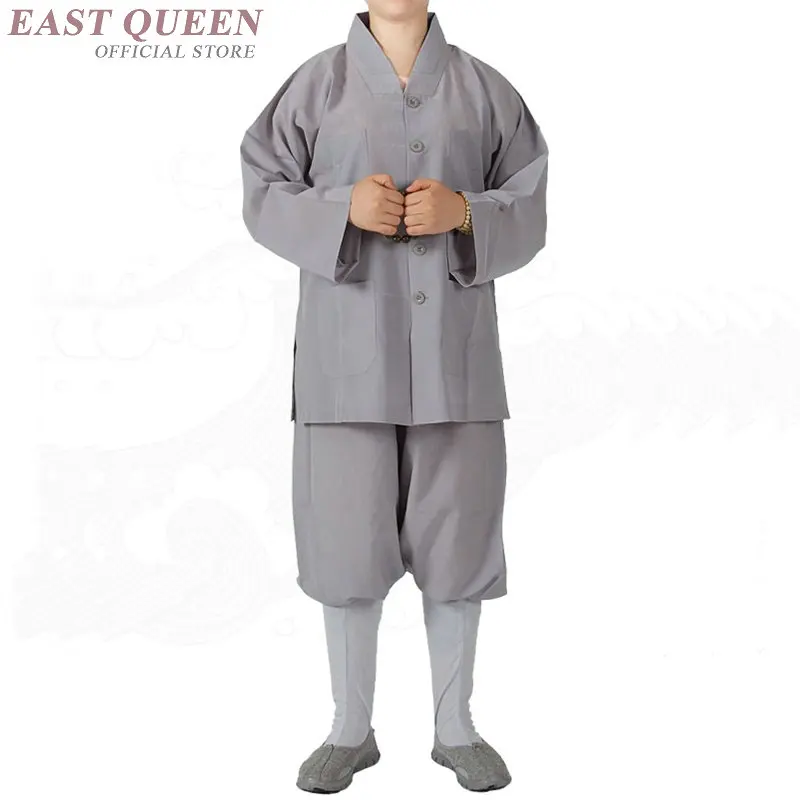 Tanio Buddyjski mnich szaty odzież kostium mnich shaolin