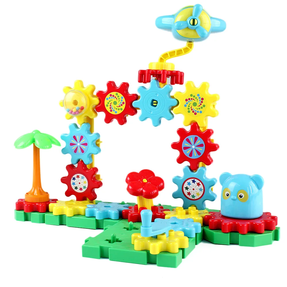 Aliexpress.com : Buy 54Pcs Gears Building Set Educational Construction Building Blocks Boost 