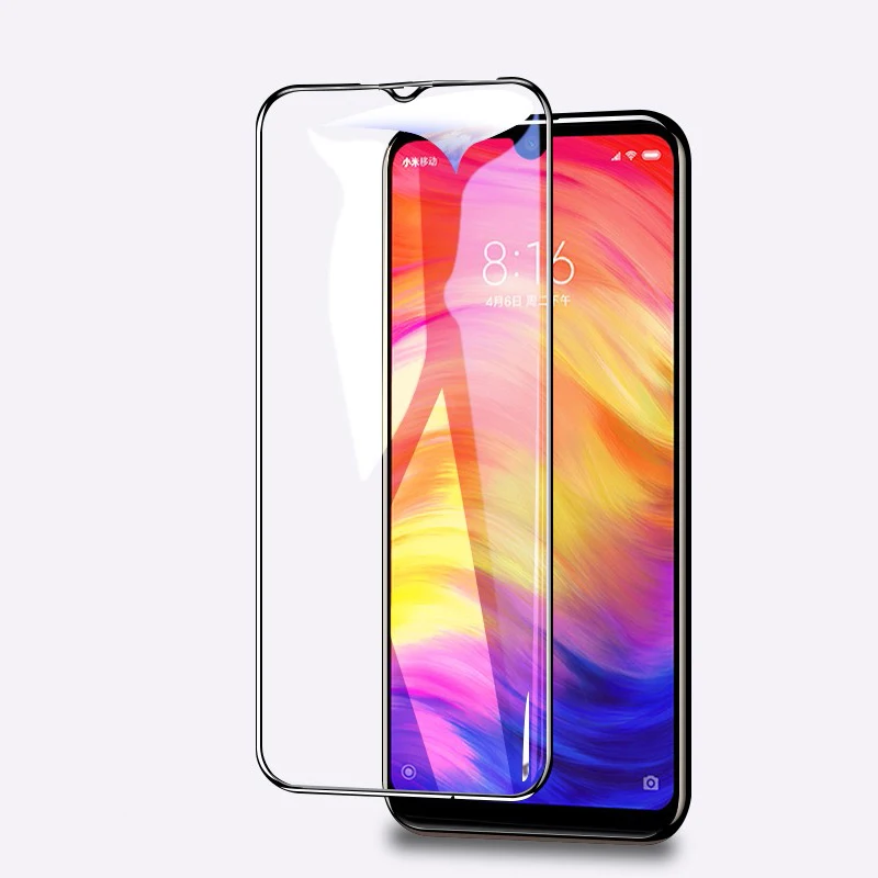 Для Xiaomi Redmi 7, закаленное стекло на весь экран, Защитное стекло для Redmi 7, защита экрана HD, полное покрытие, защитное стекло, пленка