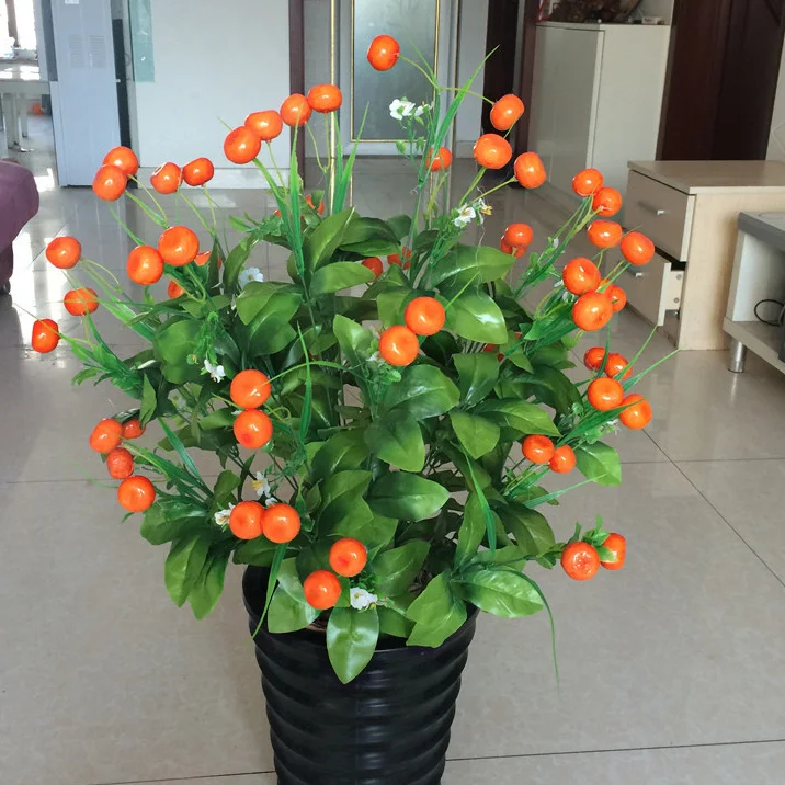 70CM Artificial Fake 36 Heads Fruits Tree Flower Plants Home Store Graden Decorative Fruit No Pot | Дом и сад