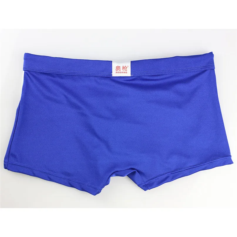 Navy Новинка, мужские плавки, одежда для плавания, спортивные шорты, боксеры, нижнее белье для мужчин, удобные дышащие мужские короткие трусы#2J19 - Цвет: Navy