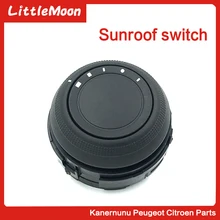 LittleMoon Skylight switch sunroof button car Skylight opening knob Skylight button for Peugeot 508 508sw C6