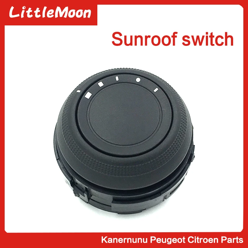 

LittleMoon Skylight switch sunroof button car Skylight opening knob Skylight button for Peugeot 508 508sw C6