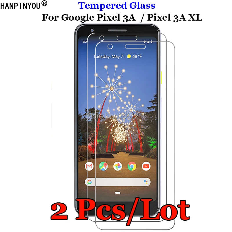 2 Pcs/Lot For Google Pixel3A 5.6" Tempered Glass 9H 2.5D Premium Screen Protector Film Guard Shield Pixel 3A XL 6.0" | Мобильные
