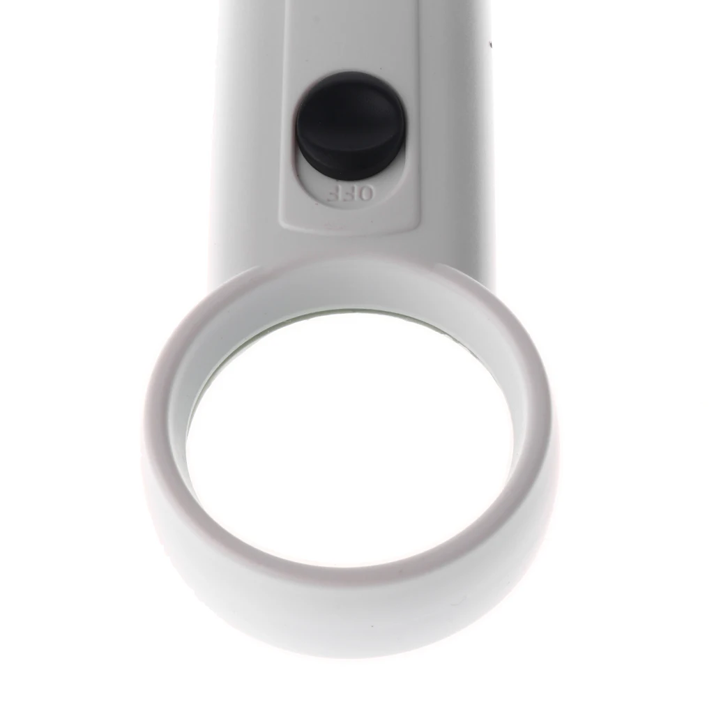 Portable Magnifying Glass with 2 LED Lights 15x Handheld Magnifier Reading Magnifying Glass Lens Jewelry Loupe