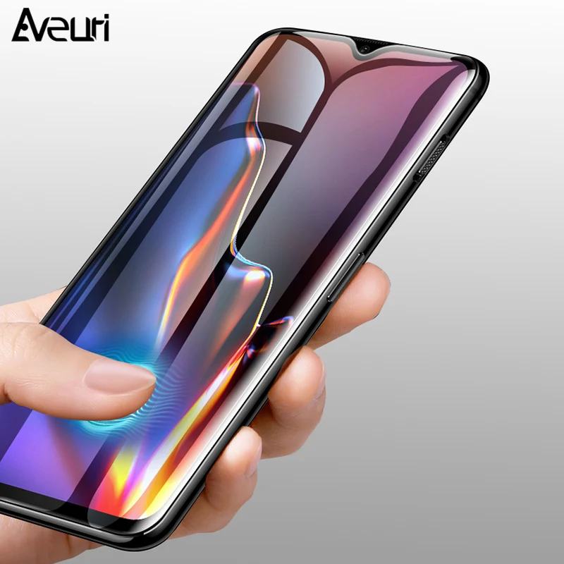 

Aveuri Protective Glass For Oneplus 7 7 Pro 6 6T 5 5T Full Cover 9H Tempered Glass For Oneplus 7Pro Screen Protector Film