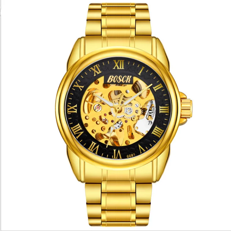 

Men's automatic mechanical watch ultra-thin and simple waterproof imported machine core watch men's watch.28