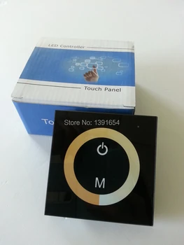 

CCT LED ControllerTouch Panel Color temperature Controller DC12V -24V For LED Strip Home Lights Free Shipping