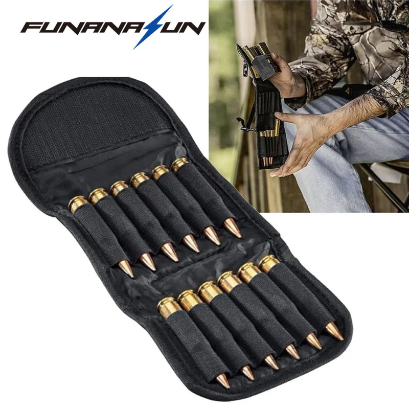 Hunting Foldable Ammo Carrier Bag Shotgun Bullet Holder Rifle Cartridge