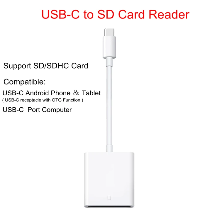 PAIAIP USB-C lightning Micro-USB к CF/SD/TF кард-ридер для iphone/ipad/Android телефонов/Macbook/поверхность книги