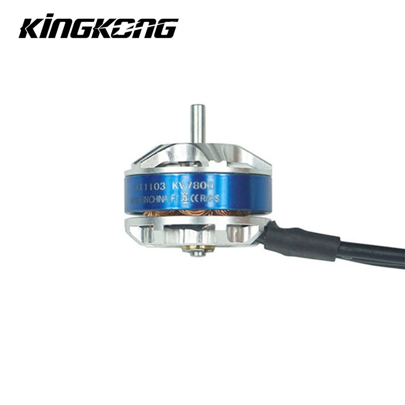 Новейший KINGKONG/LDARC FPV яйцо 136 мм FPV гоночный Дрон запасная часть XT1103-7800KV мотор с 2 парами 2035/2045 реквизит