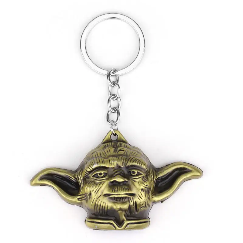 2 Colors Star Wars Master Yoda Keychain Key Ring Chaveiro Movie Series