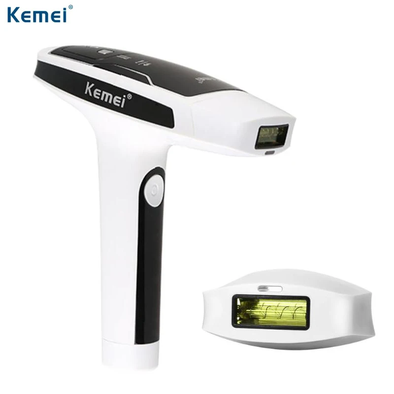 

Kemei KM-6812 Laser Epilator Hair Remover Permanent Depilation Machine Painless Laser Hair Removal Device Photon Skin Care