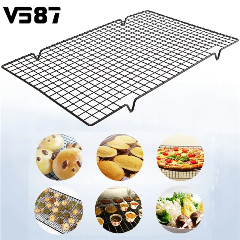 25x40CM Nonstick Cooling Rack Mesh Grid Baking Cookie Biscuit Cake