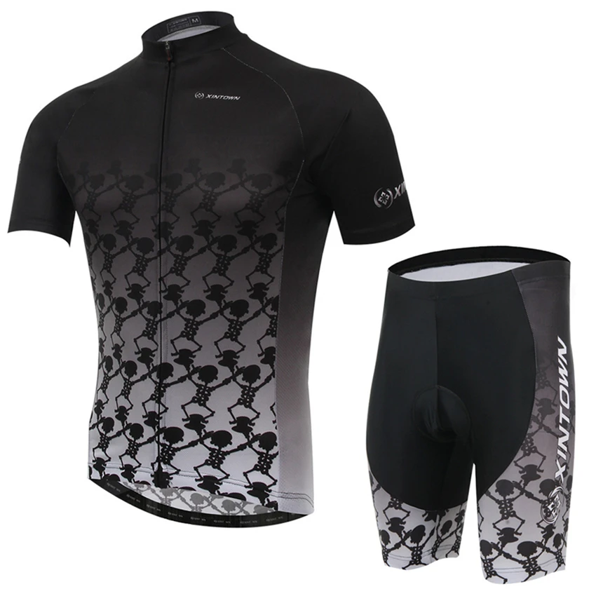 Cycling Jersey and Bib Shorts Set Bicycle Bike Short Sleeve Jersey