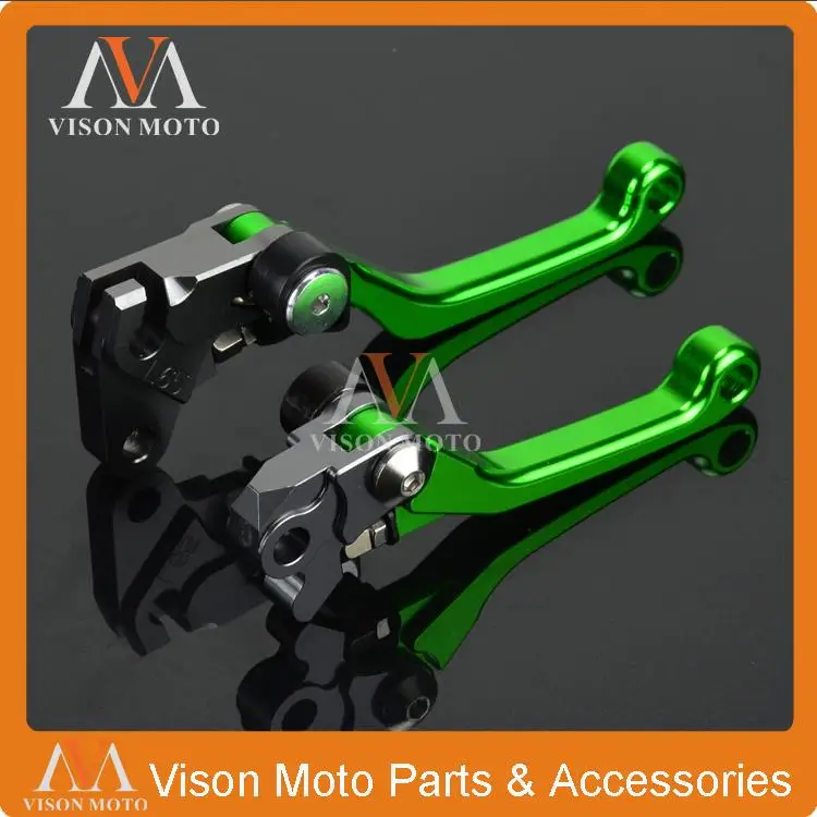 CNC Pivot Brake Clutch Levers For Kawasaki KLX450R KLX 450R 2008 2015