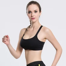 Женский фитнес-Йога Спорт бюстгальтер для бега тренажерный зал невесомый Вибростойкий нижнее белье пуш ап бесшовный фитнес Топ бюстгальтеры