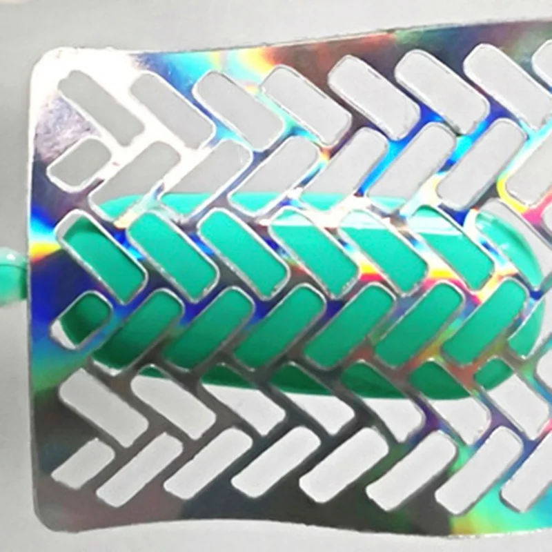 5 листов/Набор DIY для создания ногтей Сердце Звезда рыба шаблон набор виниловых наклеек Форма для ногтей полые наклейки для ногтей инструмент для ногтей