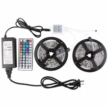 

Led stripe Lights DIY Kit Nonwaterproof SMD5050 strip 10M,RGB 30led/m with 44key IR Controller Power Supply for Christmas decor