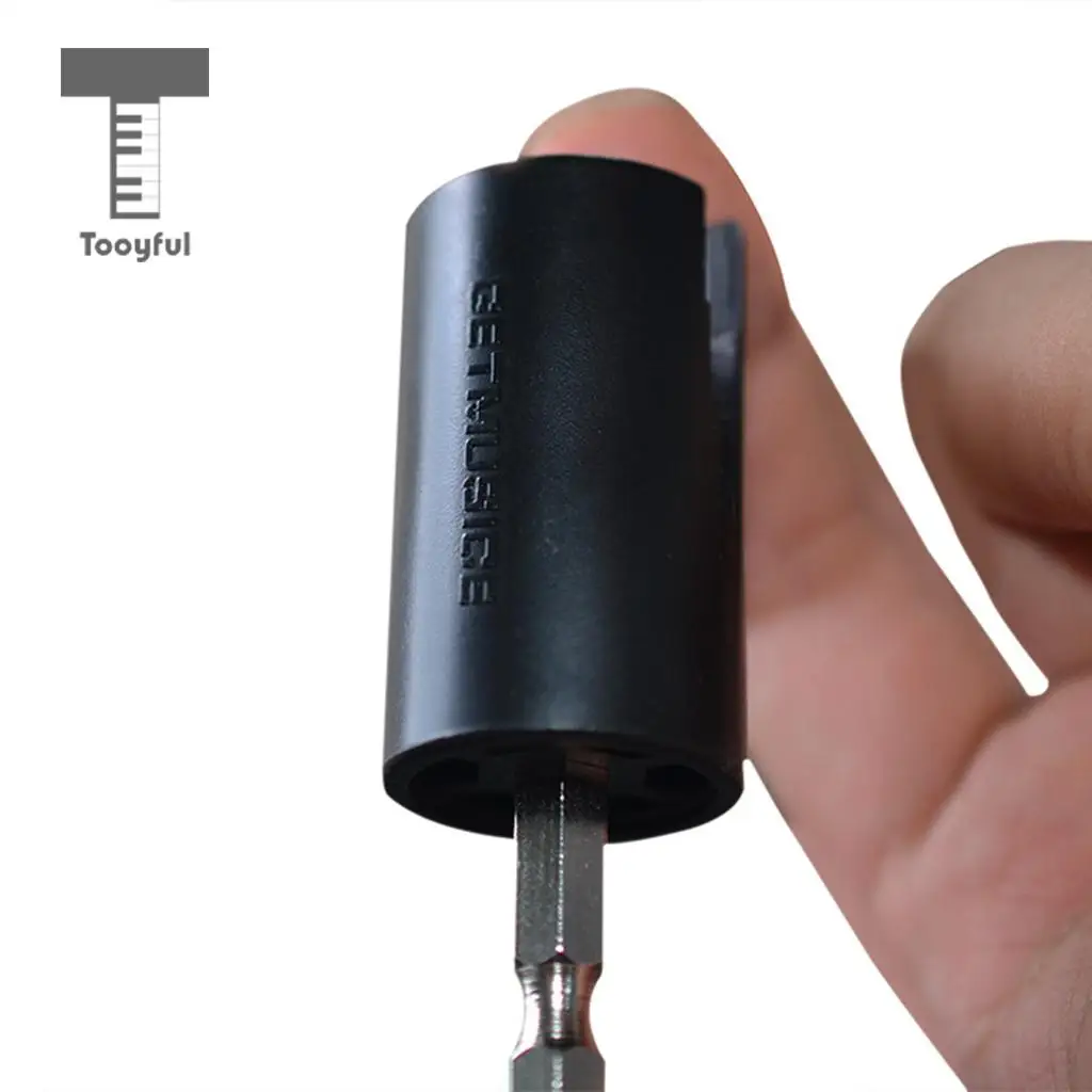 Tooyful Portable String Peg Puller Removal Head Electric Drill for Guitar Bass Banjo Repair Tool