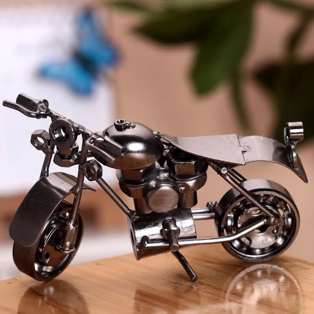

Metal Iron Motorcycle Modern Model Home Decoration Random Crafts Gift