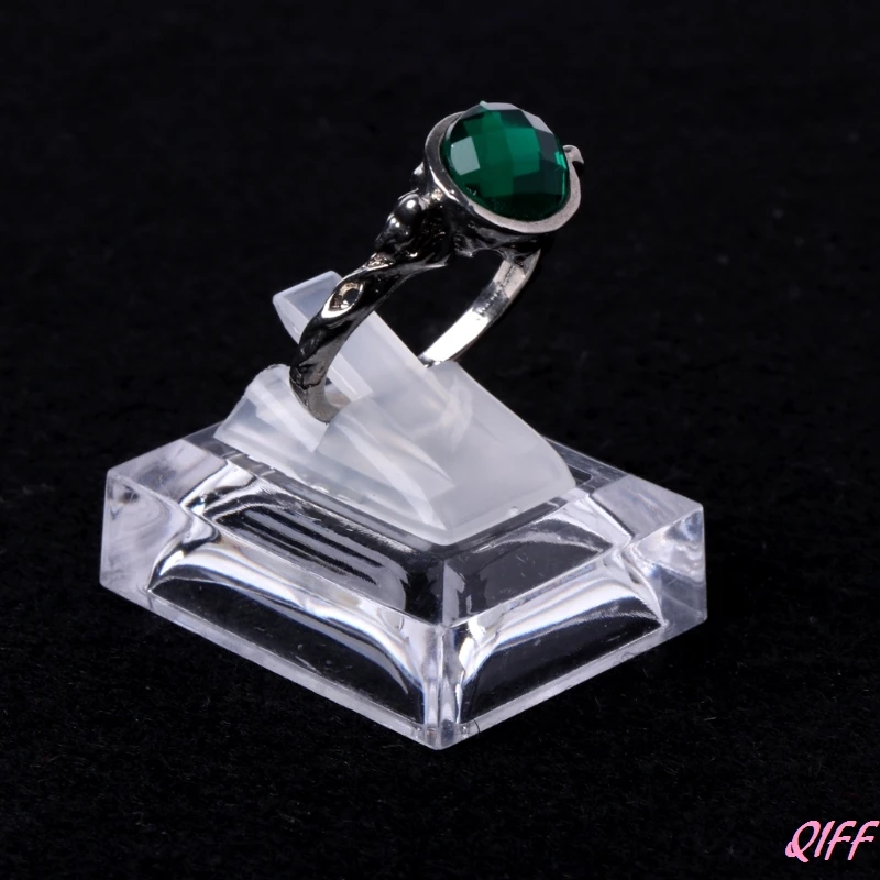 Акриловое прозрачное кольцо показать дисплей ювелирные украшения с витрины украшения подставка держатель