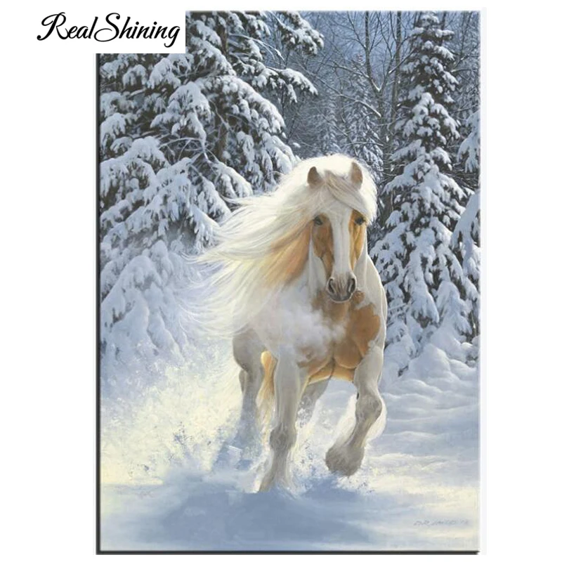 winter snow horses 999