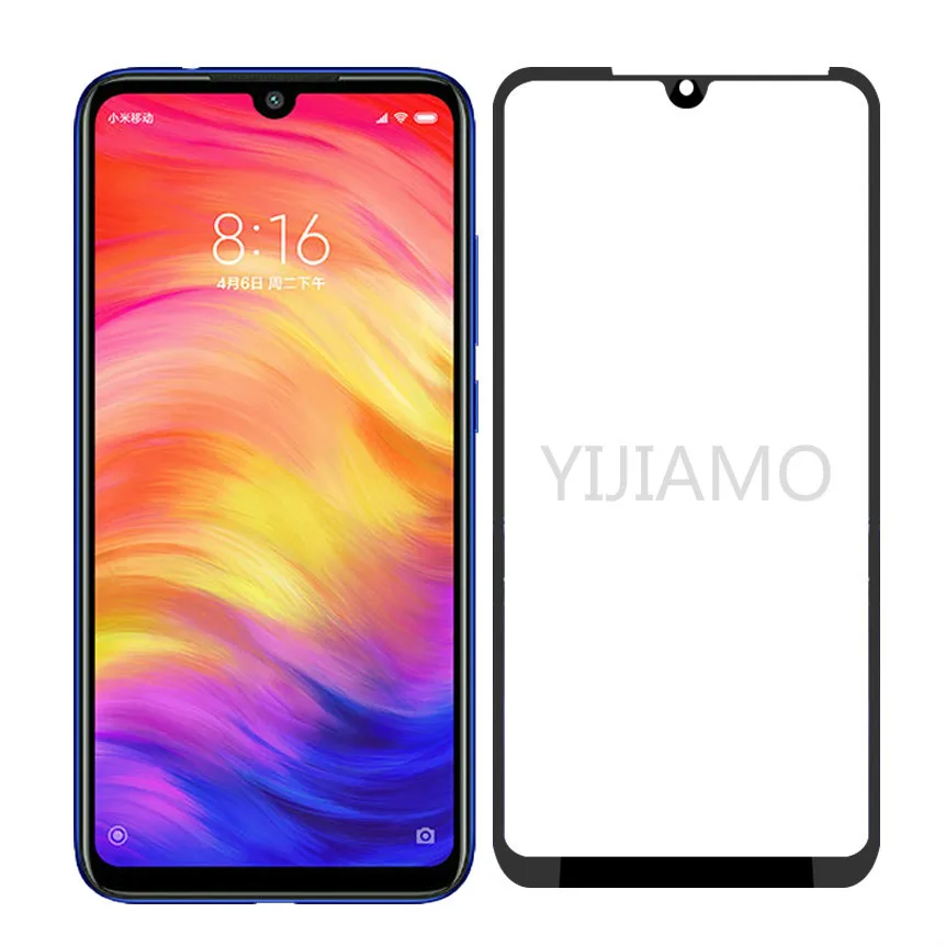 Защитное закаленное 3d-стекло 9H для Xiaomi Redmi Note 7 S Note7s xiomi | Мобильные телефоны и