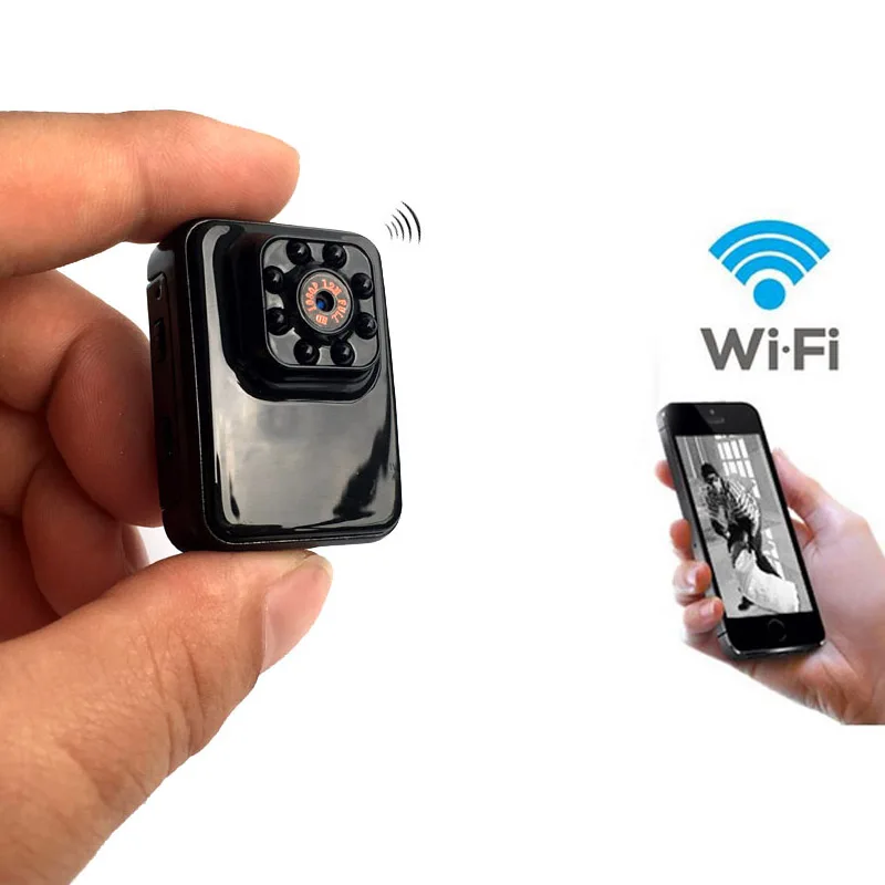 Цифровая HD мини Wi Fi камера 1080P микро ИК Ночное Видение Спортивная DV циклическая