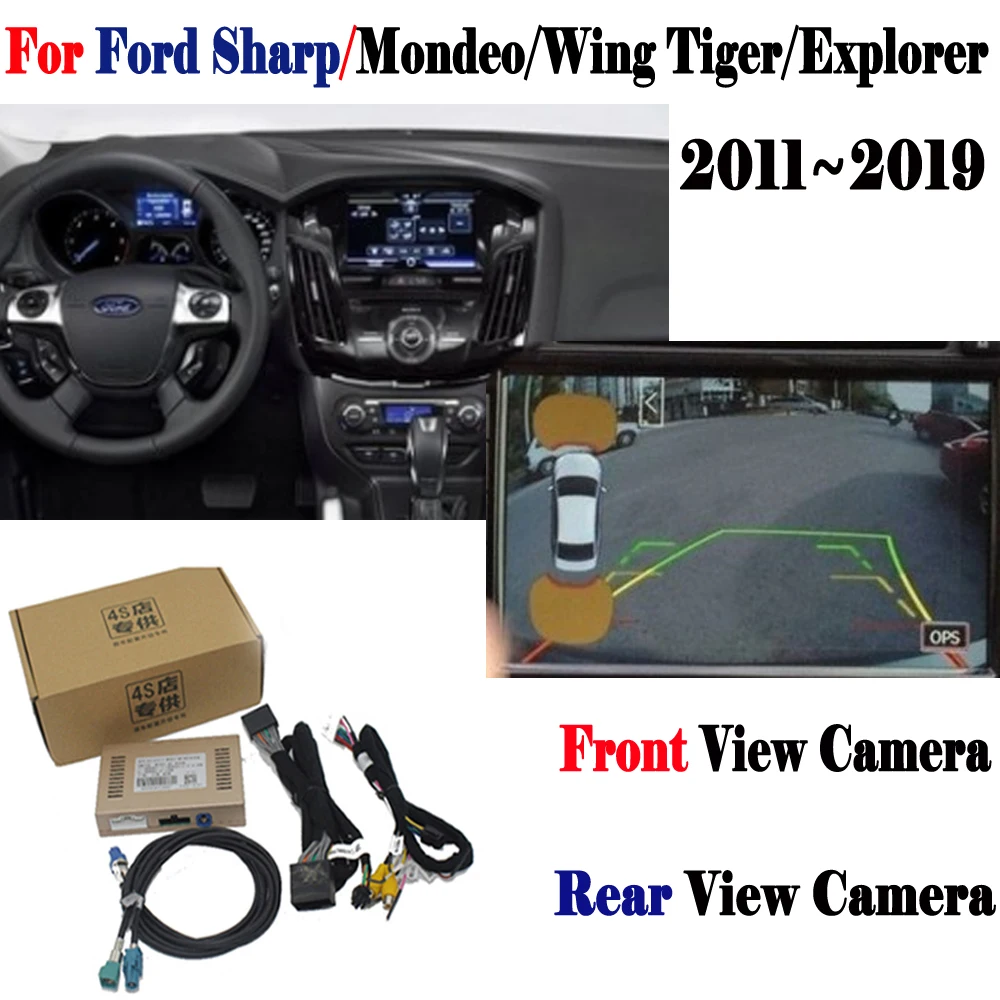 Камера заднего вида для Ford Sharp/Mondeo/Wing Tiger/Explorer 2011 ~ 2019 оригинальный парковочный