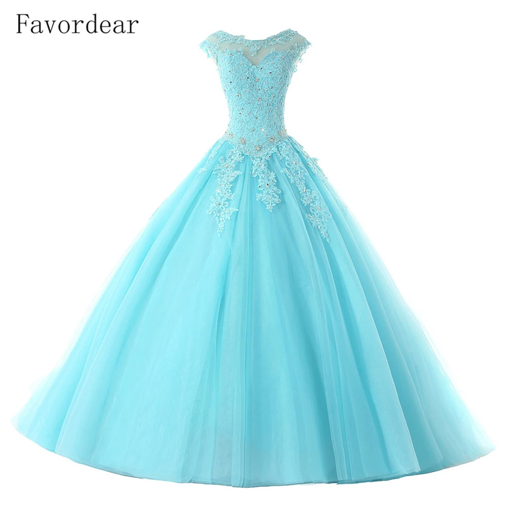 Favordear avordear Новая коллекция Quinceanera 15 лет Vestidos De 15 Anos Высокая шея Румяна Бальные платья