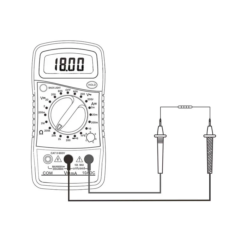 Junejour DT830L/DT850L Ручной цифровой мультиметр AC/DC Амперметр токовые клещи Вольтметр Амперметр мультиметр тестер