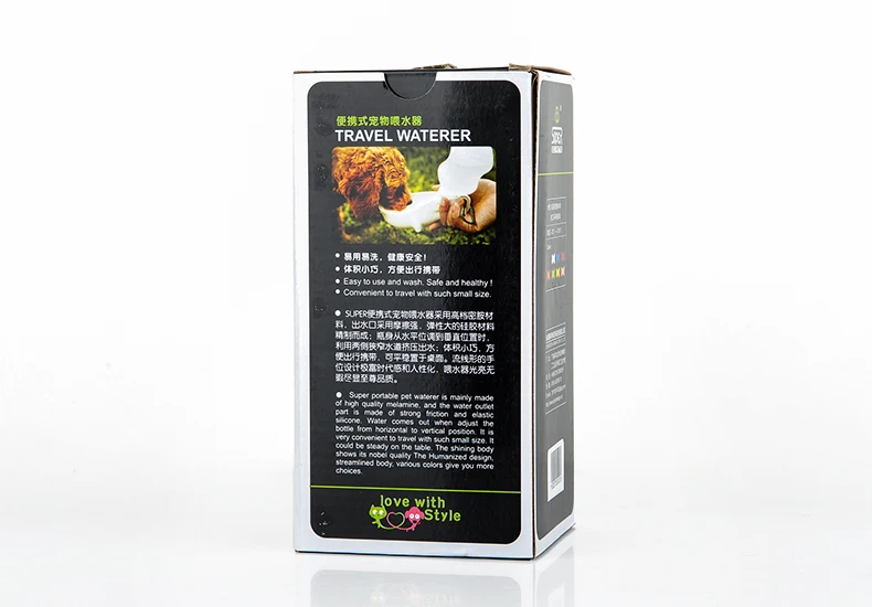 Outdoor Portable Pets Dog Watering Supplies 200ml Capacity Convenient Safe Travel Water Bottle Dog  (17)