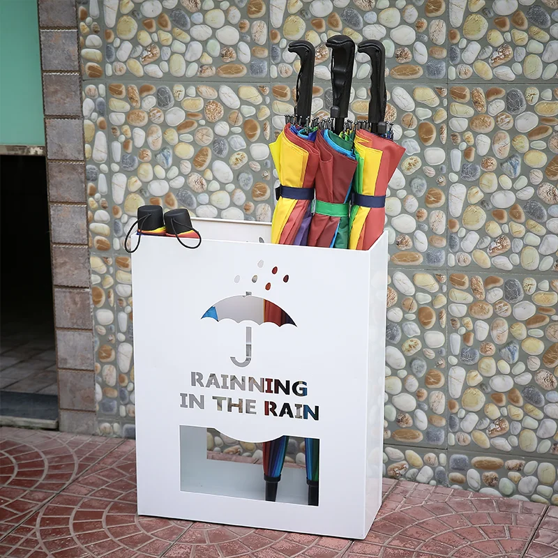 Бытовая подставка для зонтов Железный художественный зонтик Сетка Красный зонтница креативный фойе крючок для зонта