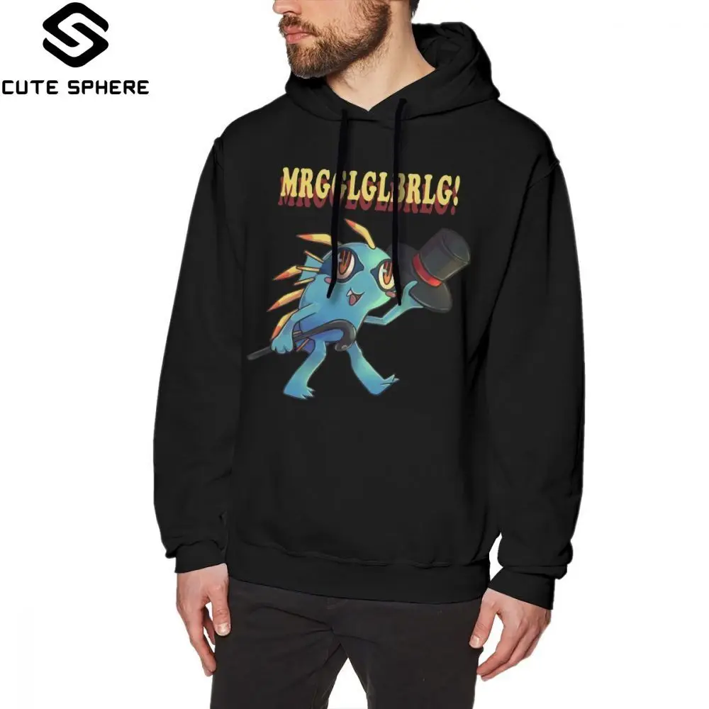

Murloc Hoodie Murloc Hoodies Grey Cool Pullover Hoodie Autumn XXX Long Length Male Cotton Loose Hoodies
