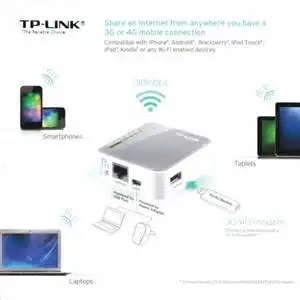 TP-LINK TL-MR3020 150 Мбит/с портативный 3g/4G беспроводной маршрутизатор Wi-Fi с функцией репитера с питанием от USB английская прошивка(логотип случайно