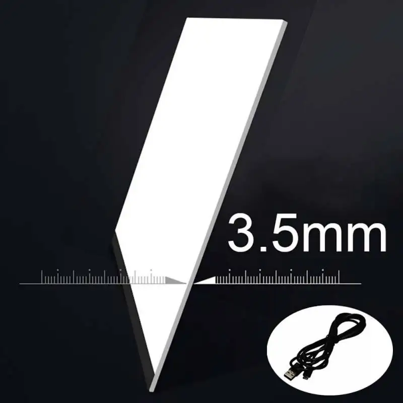  USB Plug LED Copy Table DIY Picture Luminous Penetrating Table for Kids Gifts Light Adjusting A4 Si