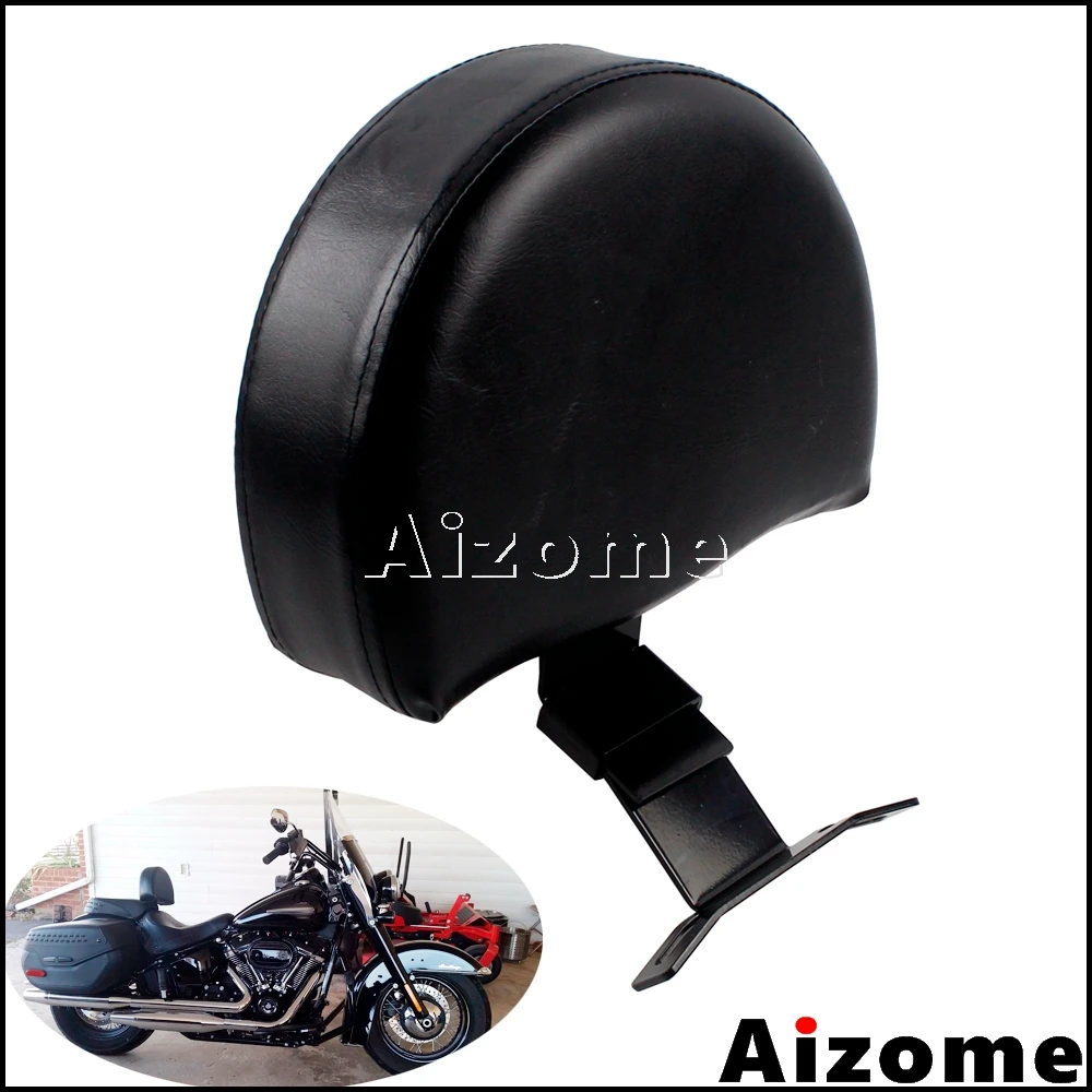 Motorcycle Black EZ ON/OFF Driver Backrest Pad For Harley Softail Heritage Classic 2018-UP Models w/ a Stock Seat | Автомобили и