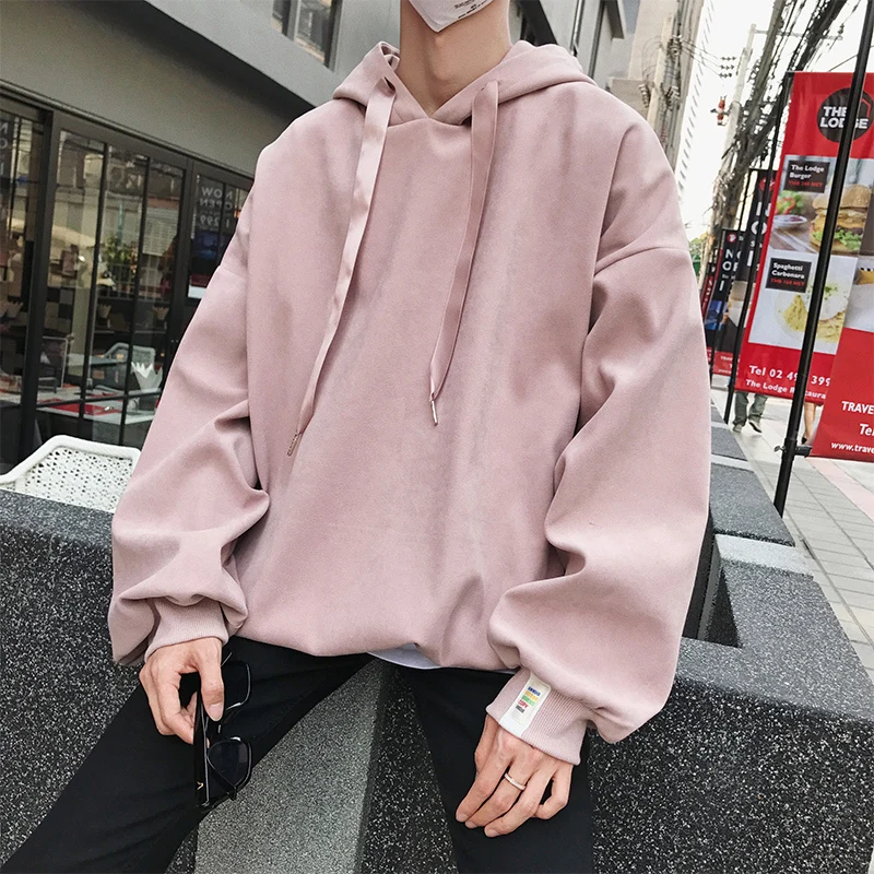 Мужская толстовка с капюшоном Techwear свободная в стиле хип хоп корейский стиль для