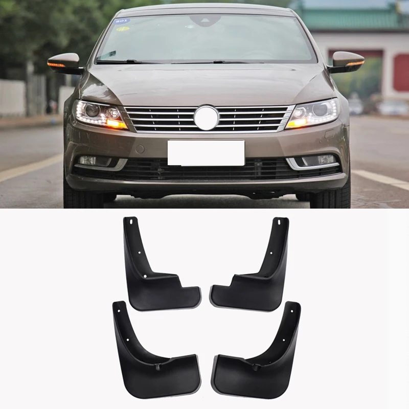

Free Shipping High Quality ABS Plastics Automobile Fender Mudguards Mud Flaps For Volkswagen VW Passat CC Car styling