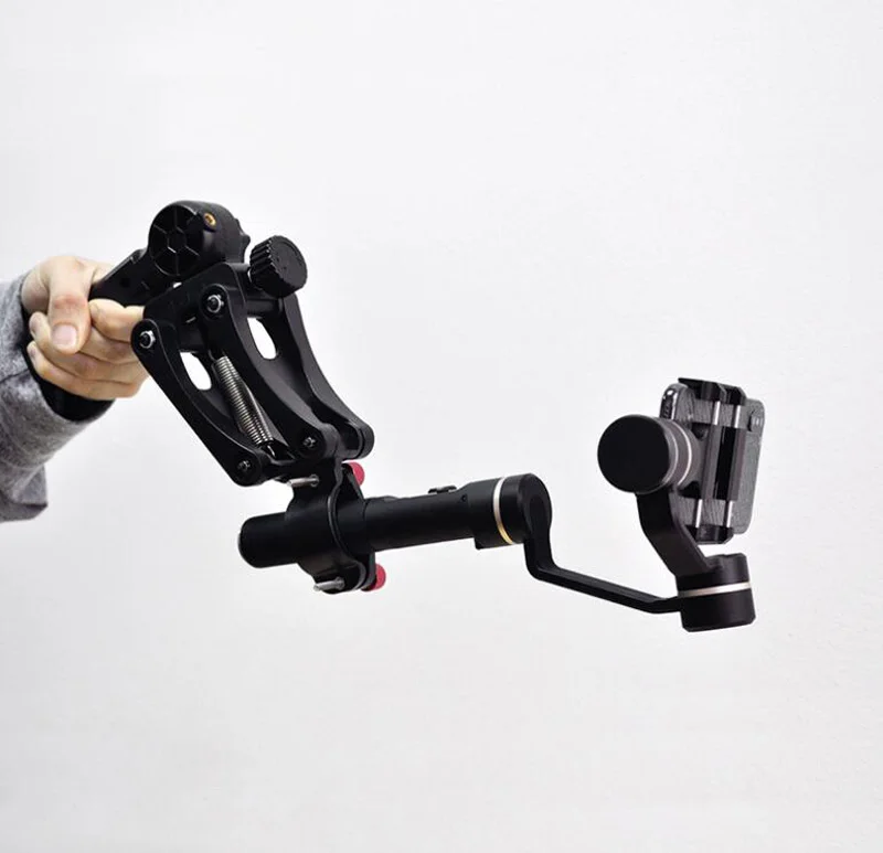  4 Axis Gimbal Stabilizer Spring Shock Absorbing w/Handle Handlebars Tripod 400-1300g Weight Bear fr