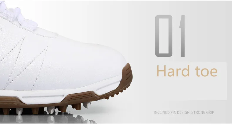 2018 Гольф Женская обувь непромокаемые Спорт на открытом воздухе обувь EVA Midsole из микрофибры дышащая скольжения гвозди шипы твист