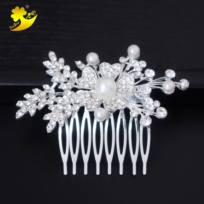 

Xinyun Fashion Jewelry Women Hair Comb Hair Ornaments Wedding Hair Accessories Bridal Hair Comb Accesorios Pelo Boda Crown
