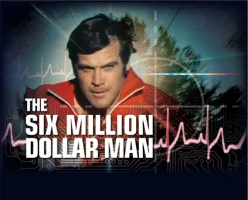 

THE SIX MILLION DOLLAR MAN Movie SILK POSTER Decorative painting 24x36inch