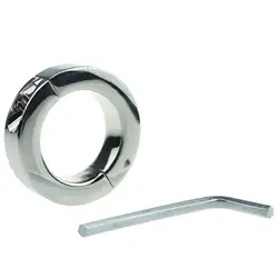 Круглый Гладкий металлическое кольцо для пениса для мужчин Мошонка петух кольца Секс игрушки Penisring Cockring для БДСМ Связывание интимные