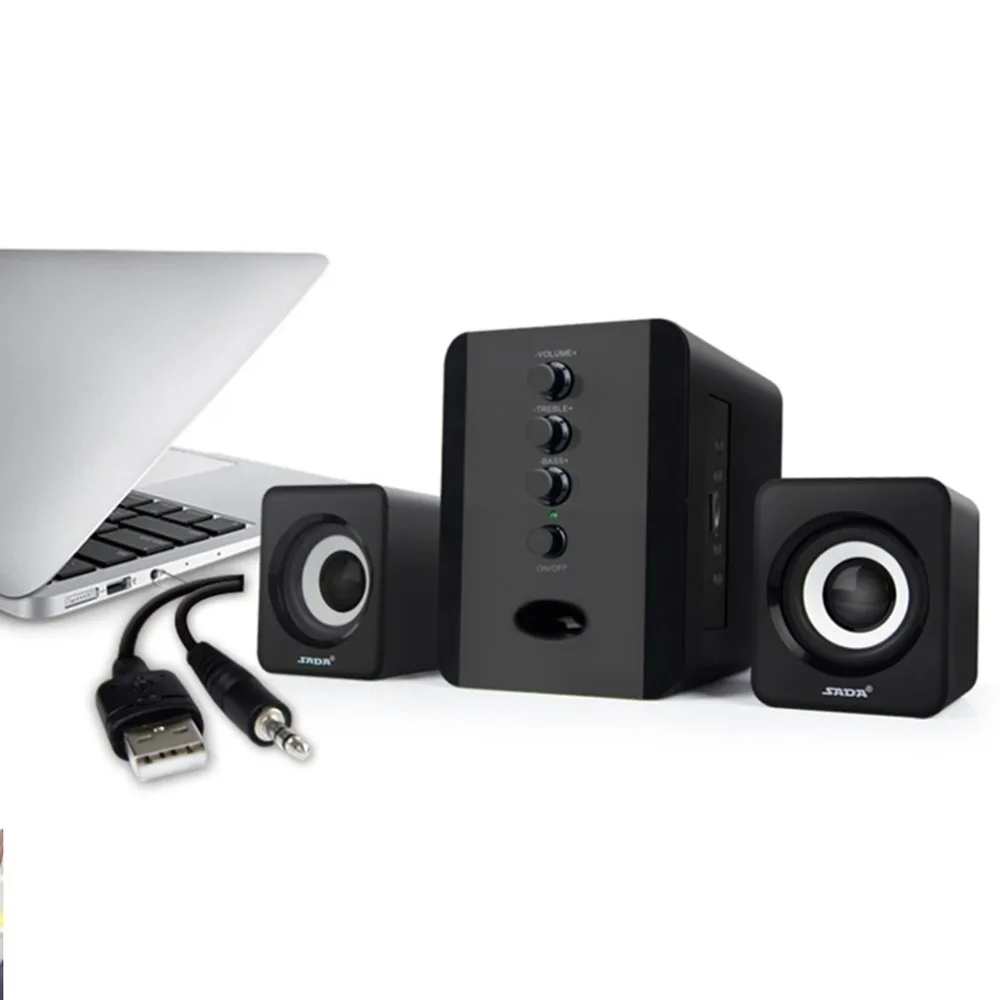 

3.5mm Jack USB Wired Music LoudspeakeDurable Laptop Subwoofer Computer Speakers Portable Combination Speaker for xiaomi huawei