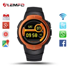 Лучшие LEMFO Смарт-часы Android 5,1 MTK6580 Поддержка 3g Wi-Fi Bluetooth gps sim-карты 2MP Камера IP67 Водонепроницаемый спортивные часы для для мужчин