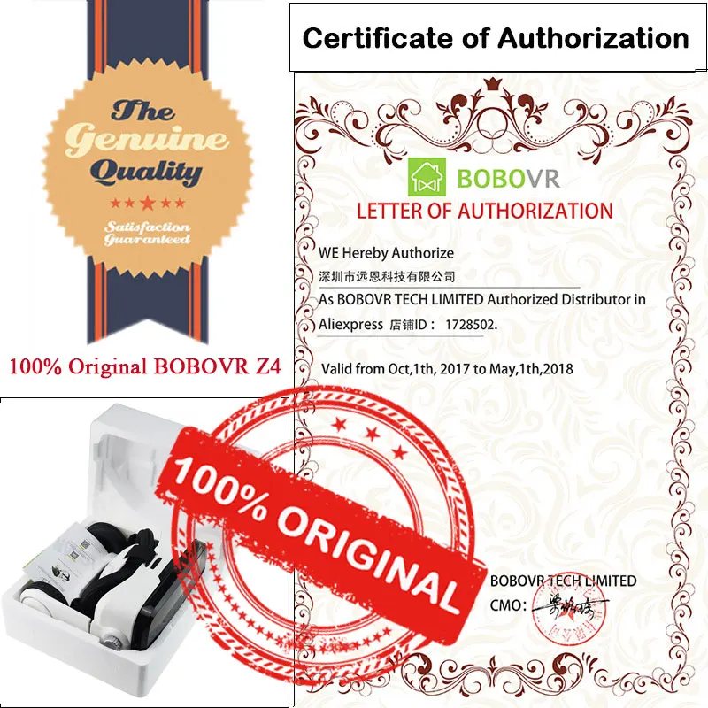 Buy Best ul1Ow Original BOBOVR Z4 Leather 3D Cardboard Helmet Virtual Reality VR Glasses Headset Stereo BOBO VR for 4 6' Mobile Phone